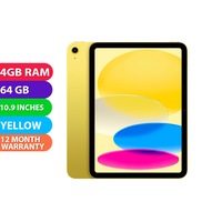 Apple iPad 10.9 10th Gen Wifi (4GB RAM, 64GB, Yellow) - BRAND NEW