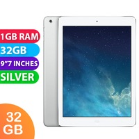 Apple iPad AIR Wifi (32GB, Silver) - Grade (Excellent)