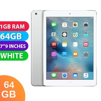 Apple iPad Mini 2 Wifi (64GB, White) - Grade (Excellent)