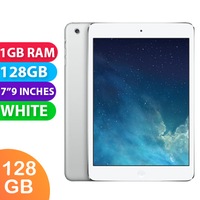 Apple iPad Mini 2 Wifi + Cellular (128GB, White) - Grade (Excellent)