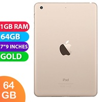 Apple iPad Mini 3 Wifi (64GB, Gold) - Grade (Excellent)