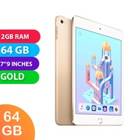 Apple iPad Mini 4 Wifi (64GB, Gold) - Grade (Excellent)
