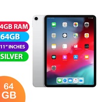 Apple iPad PRO 11" Wifi (64GB, Silver) - Grade (Excellent)