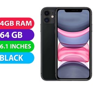 Apple iPhone 11 (64GB, Black) - Grade (Excellent)