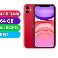 Apple iPhone 11 (64GB, Red) - Grade (Excellent)