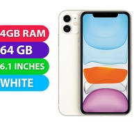Apple iPhone 11 (64GB, White) - Grade (Excellent)