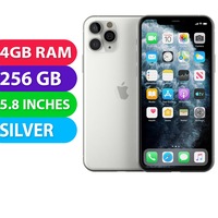 Apple iPhone 11 PRO (256GB, Silver) - Grade (Excellent)