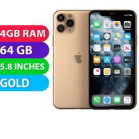 Apple iPhone 11 PRO (64GB, Gold) - Grade (Excellent)