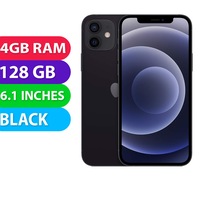 Apple iPhone 12 5G Australian Stock (128GB, Black) - Refurbished (Excellent)