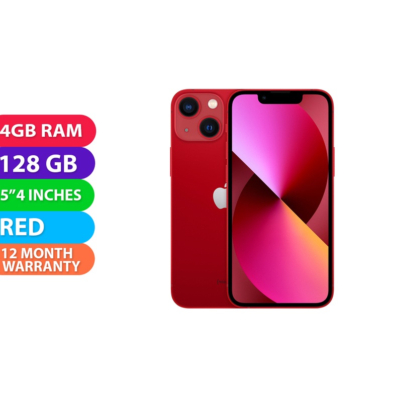 Buy Apple iPhone 13 Mini (4GB RAM, 128GB, Red) BRAND NEW MyDeal