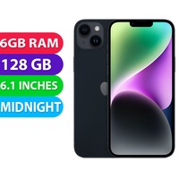 Apple iPhone 14 (128GB, Midnight) Australian Stock - As New