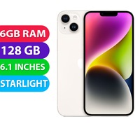 Apple iPhone 14 (128GB, Starlight) Australian Stock - Refurbished (Excellent)