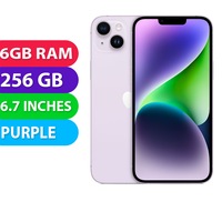 Apple iPhone 14 Plus (256GB, Purple) - Refurbished (Excellent)