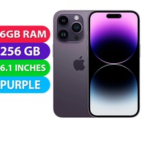 Apple iPhone 14 PRO (256GB, Purple) - Refurbished (Excellent)