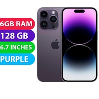 Apple iPhone 14 PRO MAX (128GB, Purple) - Refurbished (Excellent)