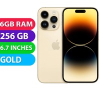 Apple iPhone 14 PRO MAX (256GB, Gold) - Refurbished (Excellent)