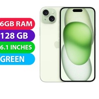 Apple iPhone 15 (128GB, Green) - Refurbished - As New