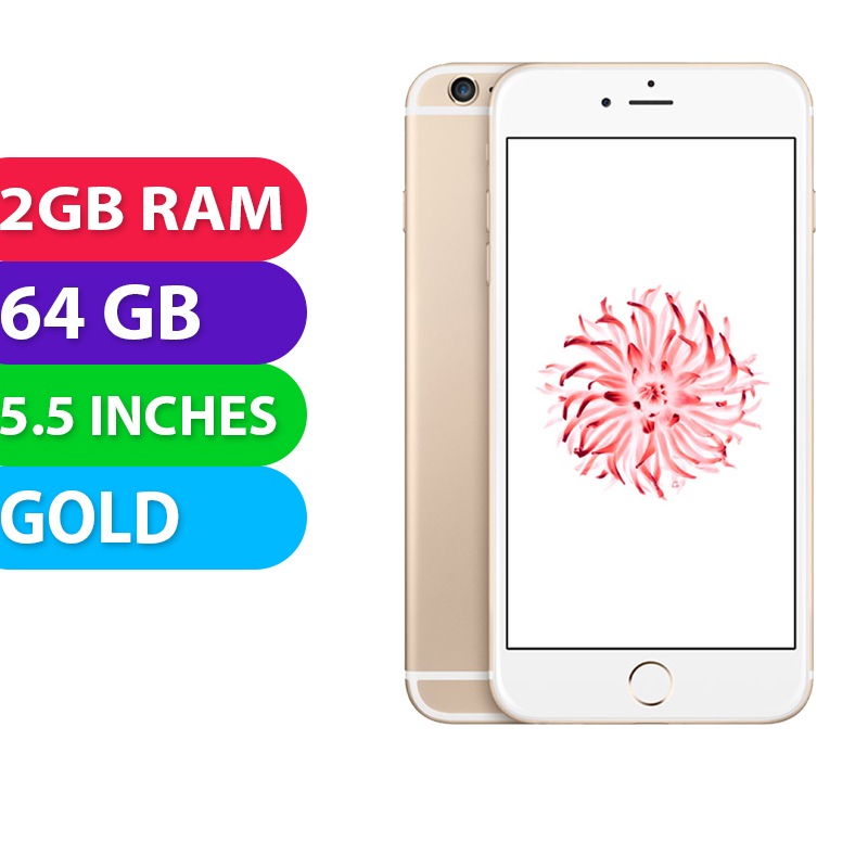 Buy Apple Iphone 6 Plus 64gb Gold Grade Excellent Mydeal