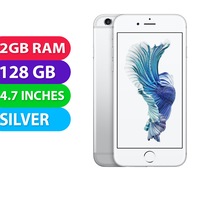 Apple iPhone 6s (128GB, Silver) - Grade (Excellent)
