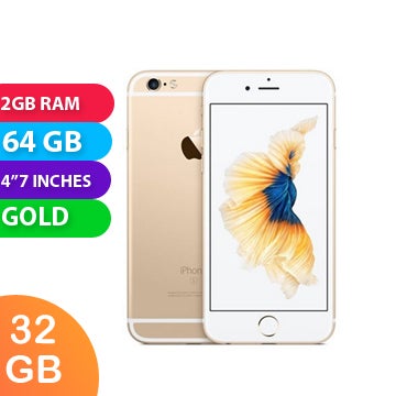 Apple iPhone 6s (64GB, Gold) - Grade (Excellent)
