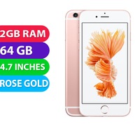 Apple iPhone 6s (64GB, Rose Gold) - Grade (Excellent)