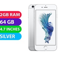 Apple iPhone 6s (64GB, Silver) - Grade (Excellent)