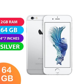 Apple iPhone 6s (64GB, Silver) - Grade (Excellent)