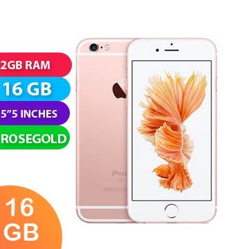 Apple iPhone 6s+ Plus (16GB, Rose Gold) - Grade (Excellent)