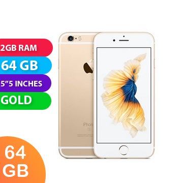 Buy Apple iPhone 6s+ Plus (64GB, Gold) - Grade (Excellent) - MyDeal