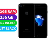 Apple iPhone 7 (256GB, Jet Black) - Grade (Excellent)