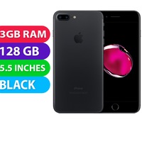 Apple iPhone 7+ Plus (128GB, Black) - Grade (Excellent)