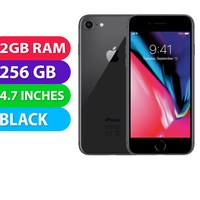 Apple iPhone 8 (256GB, Black) - Grade (Excellent)