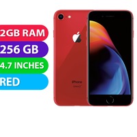 Apple iPhone 8 (256GB, Red) - Grade (Excellent)
