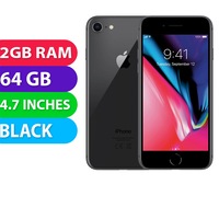 Apple iPhone 8 (64GB, Black) - Refurbished (Excellent)