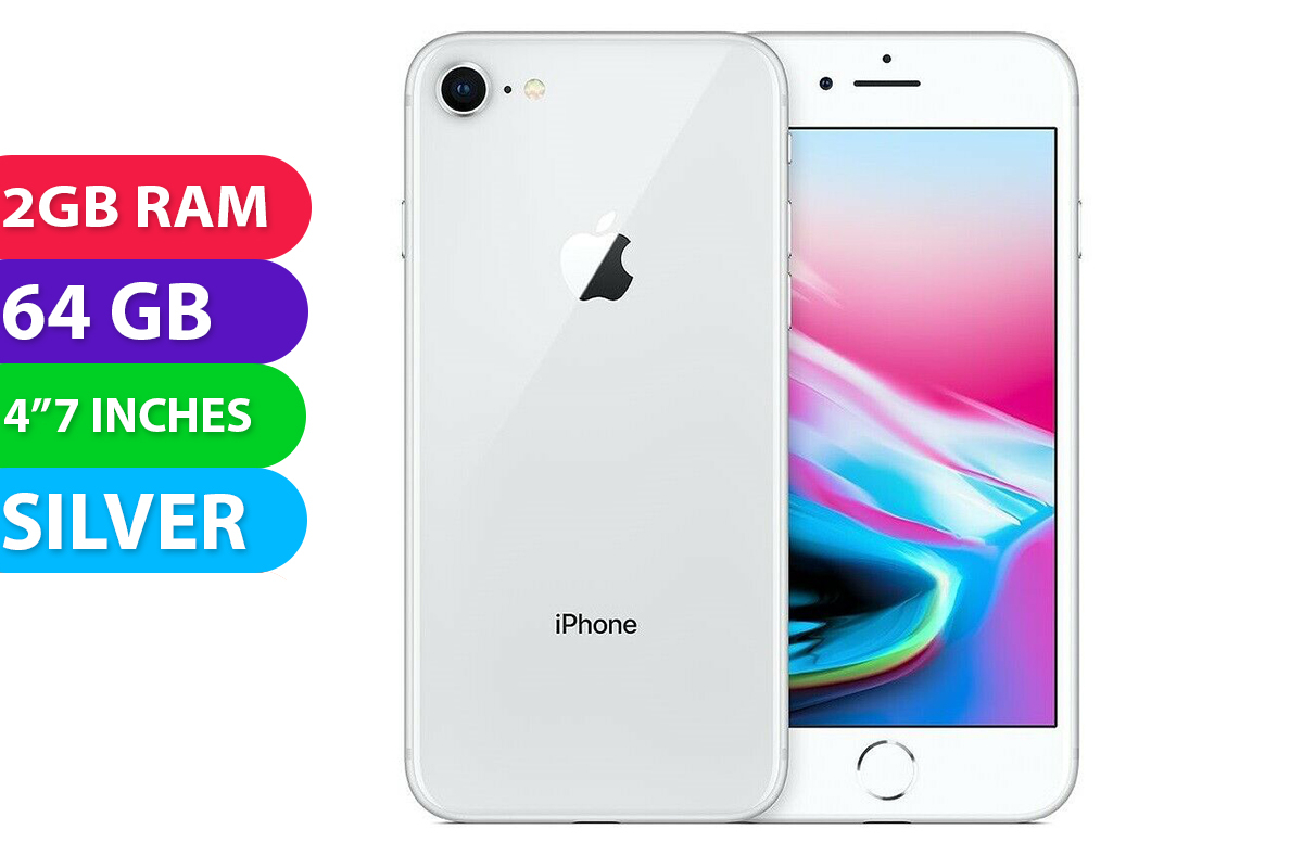 iPhone 8 Silver 64 GB mineo au - スマートフォン本体