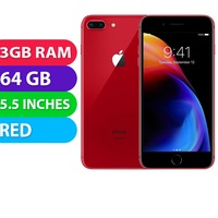 Apple iPhone 8+ Plus (64GB, Red) - Grade (Excellent)