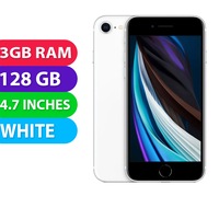 Apple iPhone SE 2020 (128GB, White) - Refurbished (Excellent)