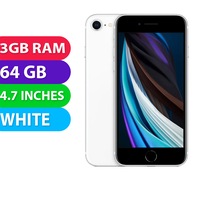 Apple iPhone SE 2020 (64GB, White) - Used (Excellent)