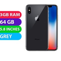 Apple iPhone X (64GB, Space Gray) - Grade (Excellent)