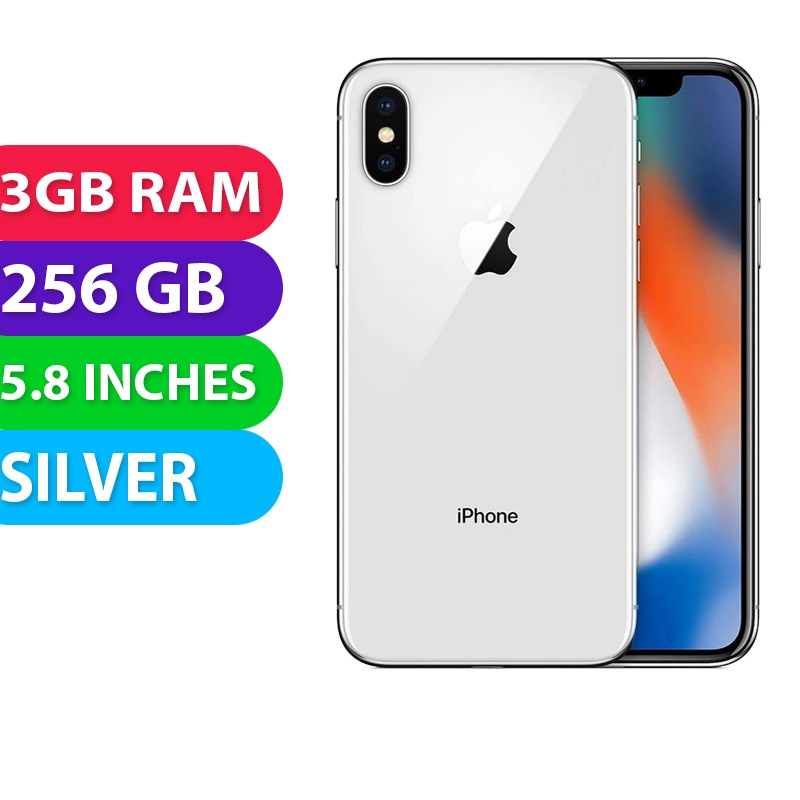 Buy Apple iPhone X Australian Stock (256GB, Silver) Refurbished (Excellent) MyDeal