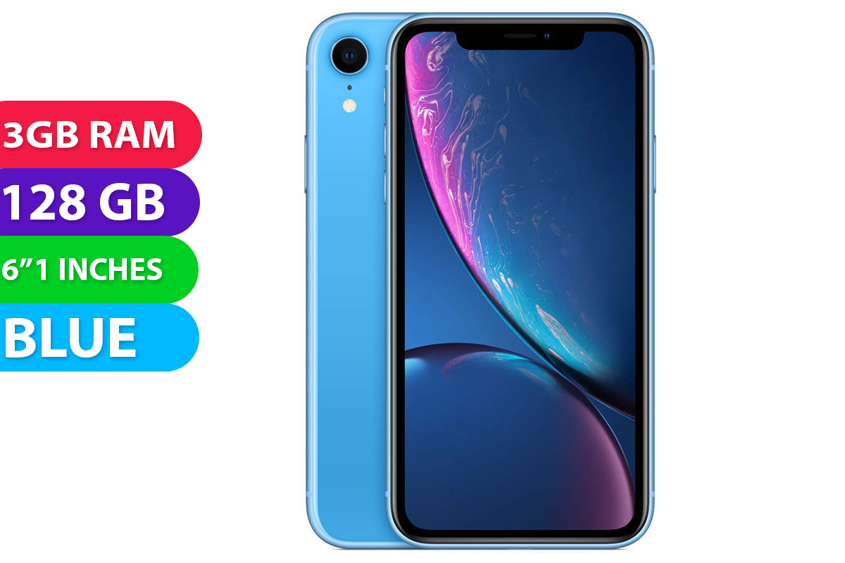 Buy Apple iPhone XR (128GB, Blue, Grade (Excellent) - MyDeal