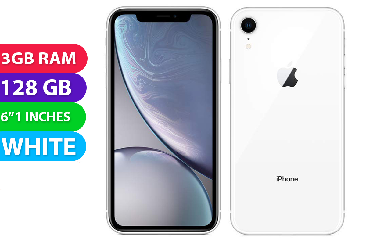 Buy Apple iPhone XR (128GB, White, Grade (Excellent) - MyDeal