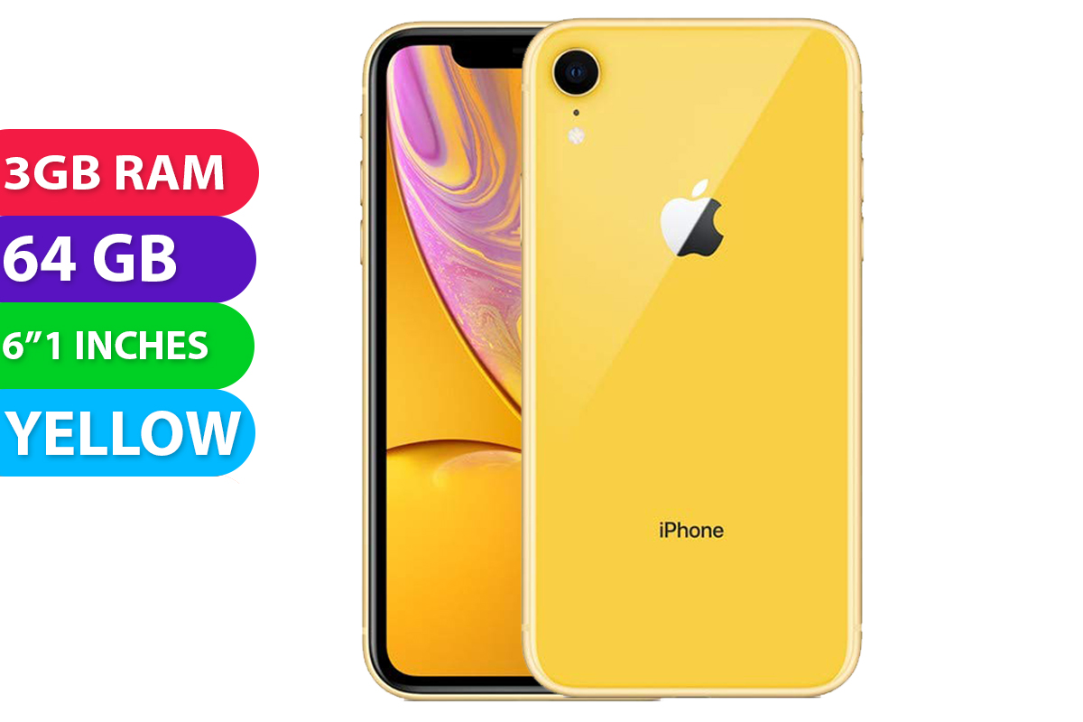 iPhone XR Yellow 64 GB au - スマートフォン/携帯電話