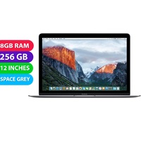 Apple Macbook 12" 2017 Retina Space Grey (M3, 8GB RAM, 256GB) - Refurbished (Excellent)