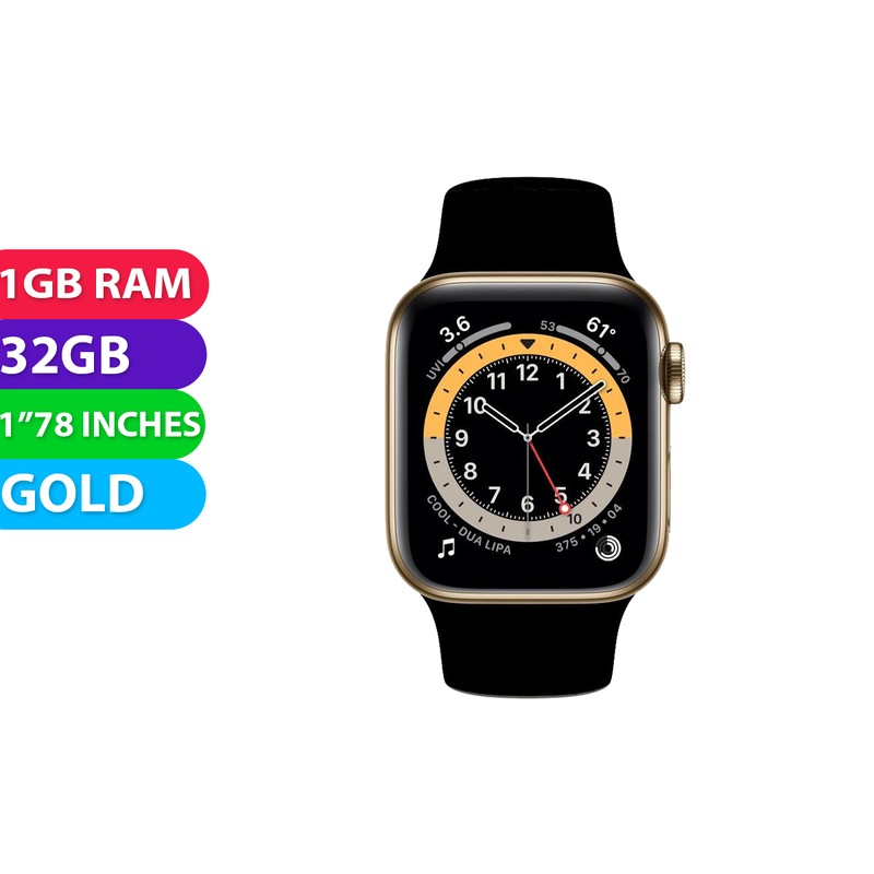 Buy Apple Watch Series 6 (44MM, Gold, Cellular) Refurbished