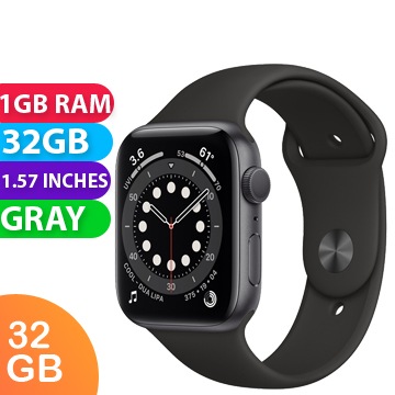 Apple Watch Series 6 (2020) GPS 40mm Aluminum Space Gray Sport band (MG133)