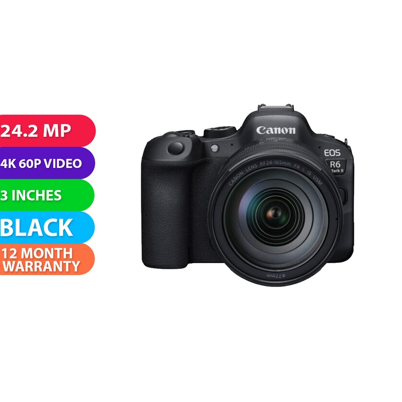 Buy Canon EOS R6 Mark II kit with RF 24105 f/4L IS Lens BRAND NEW