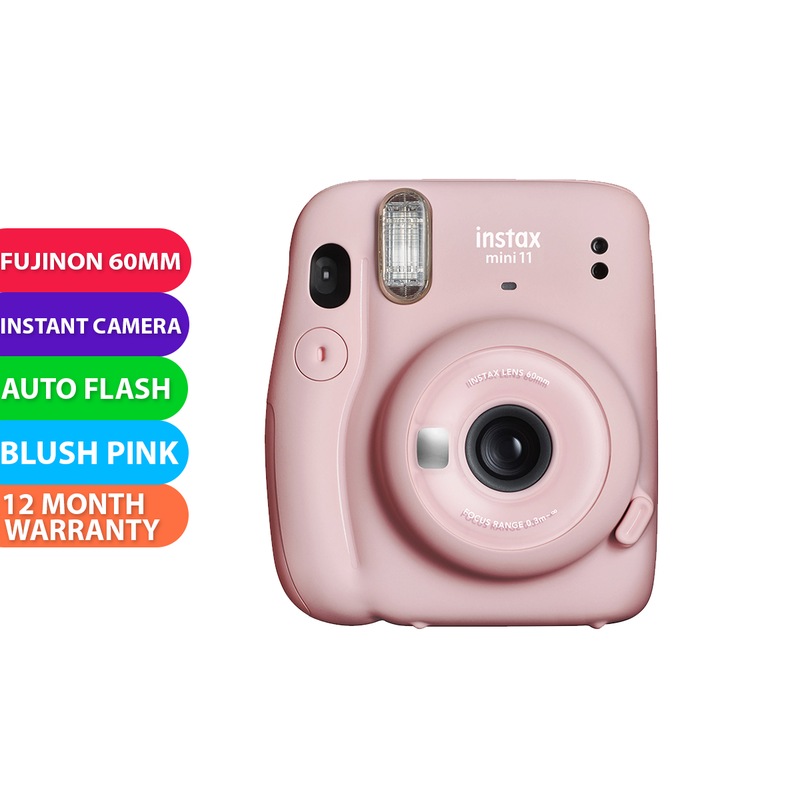 Buy Fujifilm Instax Mini 11 Camera (Blush Pink) BRAND NEW MyDeal