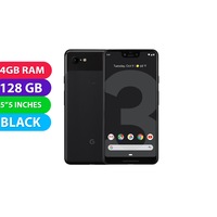 Google Pixel 3 (128GB, Black) - Refurbished (Excellent)