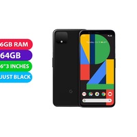 Google Pixel 4XL (64GB, Just Black) Australian Stock - Grade (Excellent)